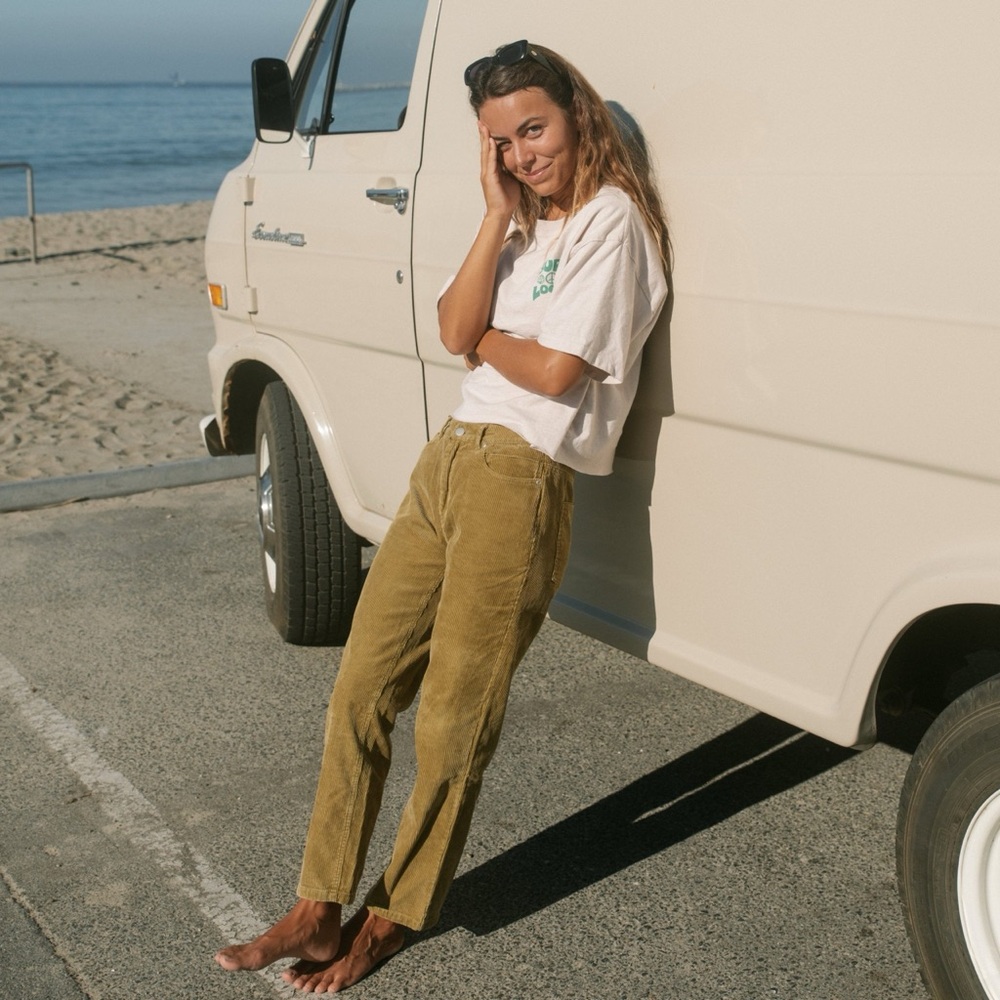 Women's Corduroy Cropped Pants